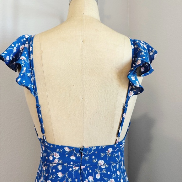 Hello Molly Blue & Pink Floral Dress - Picture 15 of 16